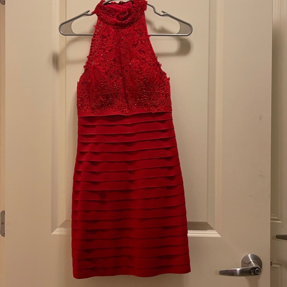 Sherri Hill Red Cocktail Dress